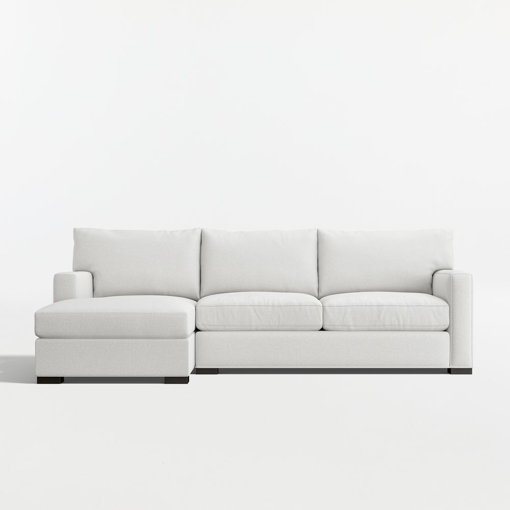 Axis 2-Piece Sectional Sofa with Storage Chaise Lounge