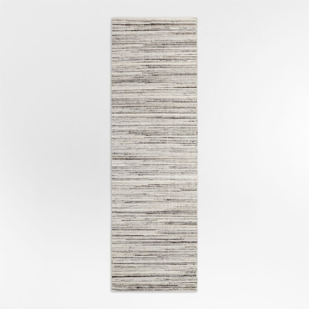 Antwerp Performance Handwoven Light Grey Runner Rug 2'10"x9'