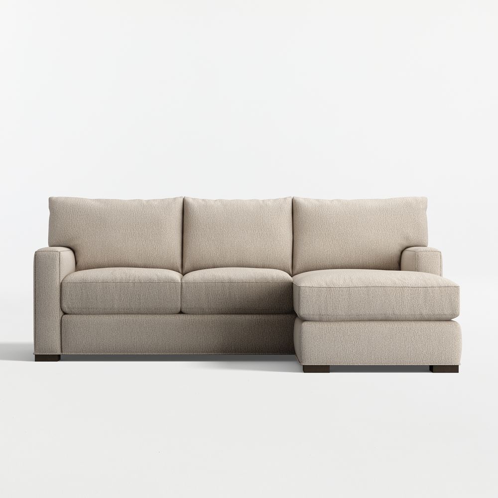 Axis Classic 88" Reversible Storage Chaise Lounge Sectional Sofa