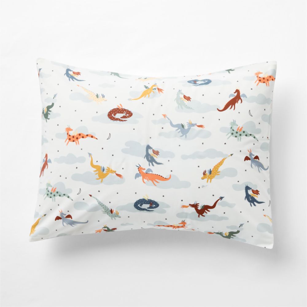Dragon Moon Organic Cotton Gauze Kids Pillow Sham