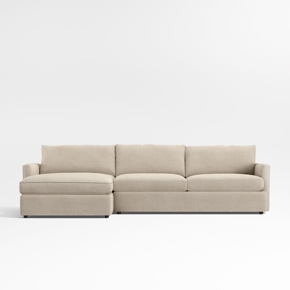 Lounge 2-Piece Sectional Sofa with Storage Chaise Lounge