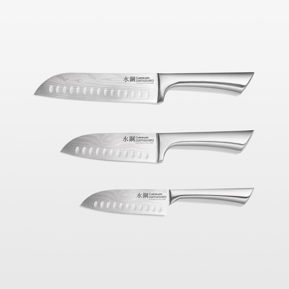 Cuisine::pro Damashiro 3-Piece Santoku Knife Set