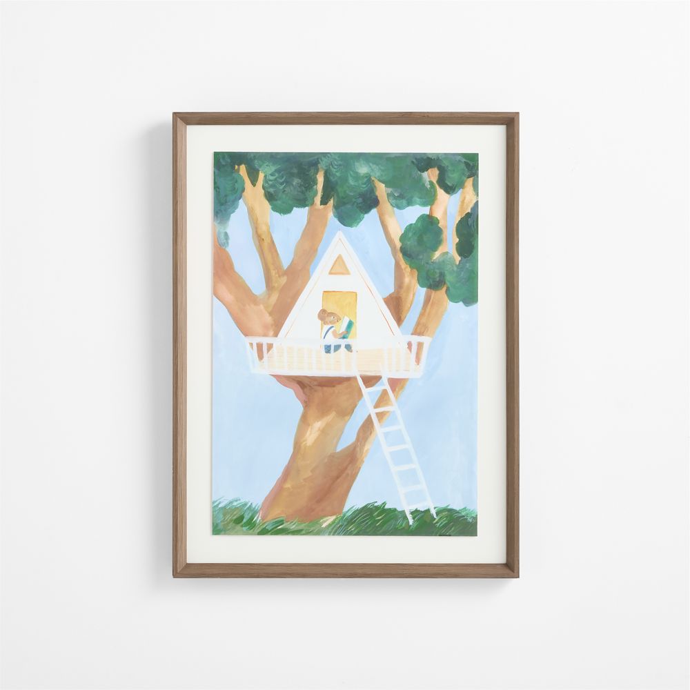 Treehouse Dreams by Gemma Koomen Framed Wall Art Print