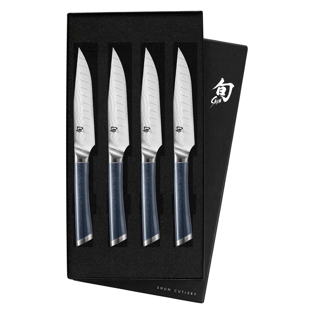 Shun Shiranami Steak Knives, Set of 4