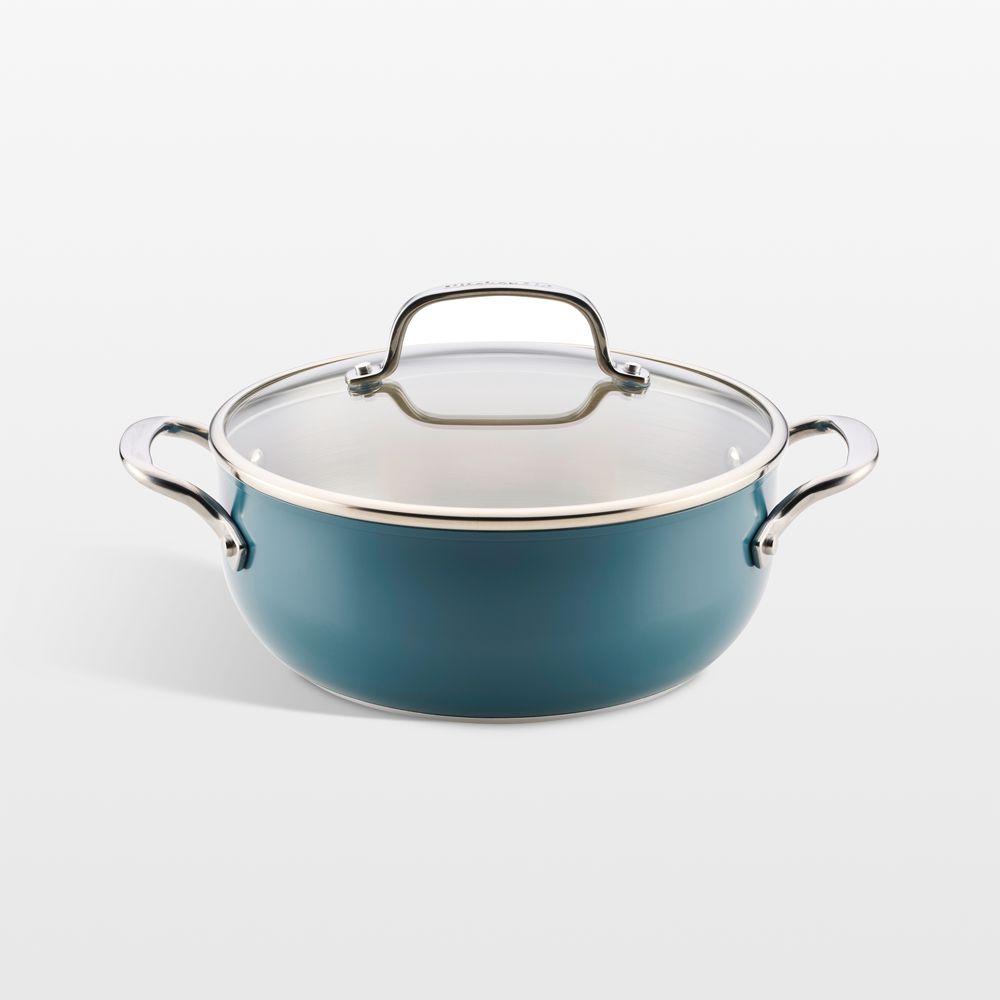 KitchenAid Agave 3-Ply Stainless Steel 4-Qt. Casserole with Lid