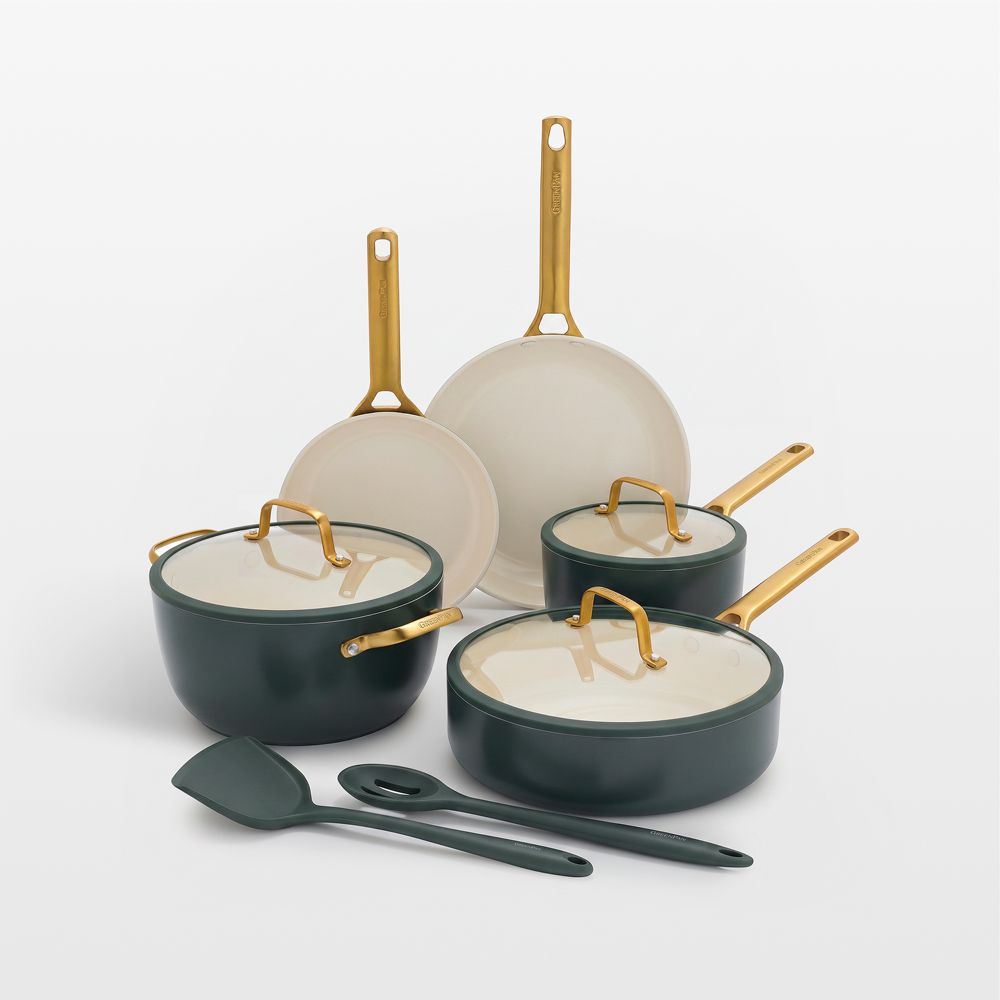 GreenPan Reserve Pro Spruce 10-Piece Ceramic Nonstick Cookware Set