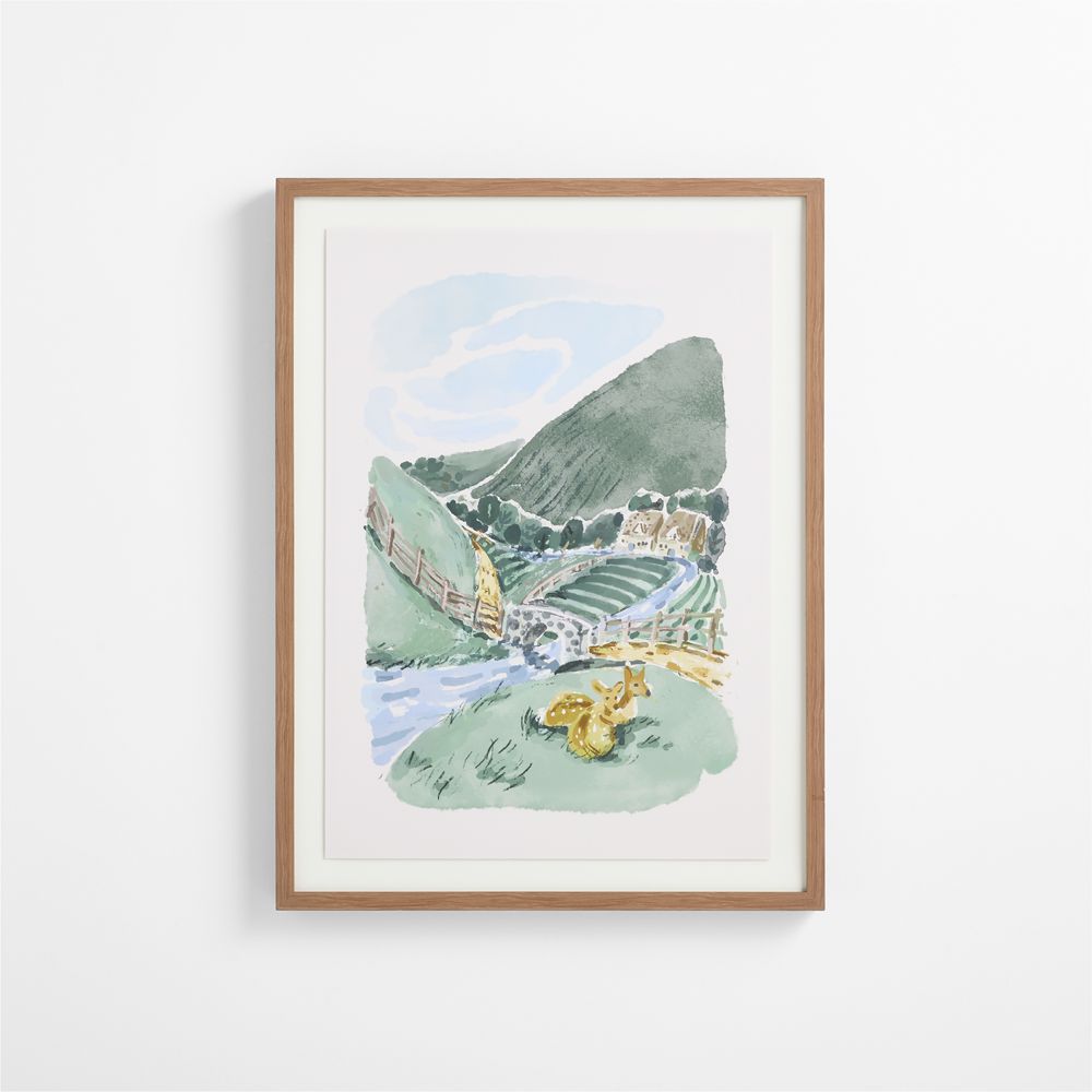 Deer Haven by Jimmy Thompson Framed Wall Art Print