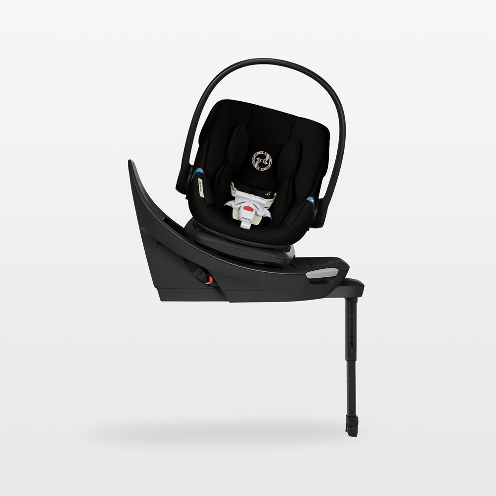 Cybex Aton G2 Moon Black Swivel Infant Car Seat with Load Leg Base