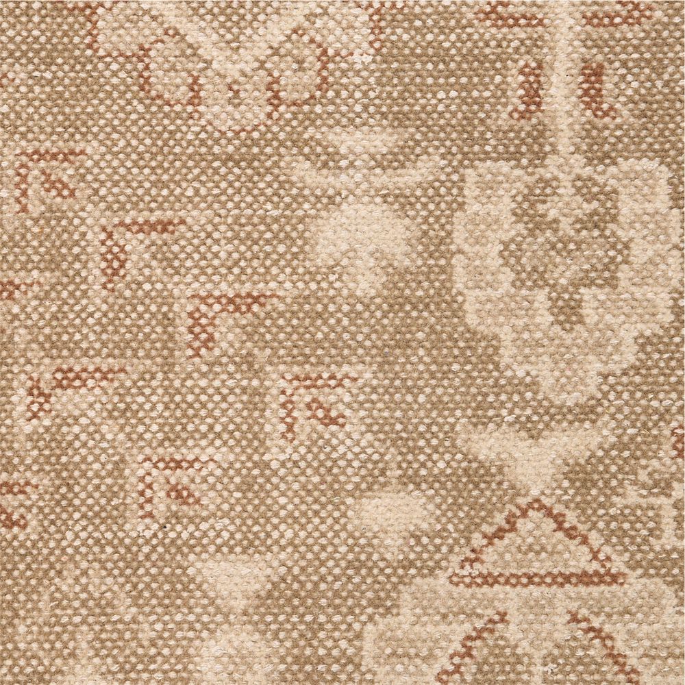 Combe Wool Traditional Handknotted Garden Beige Rug Swatch 12"x18"