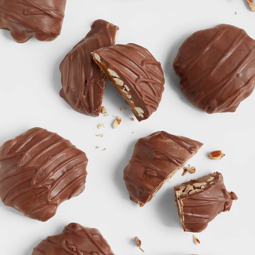 Milk Chocolate Pecan Myrtles in Gift Tin
