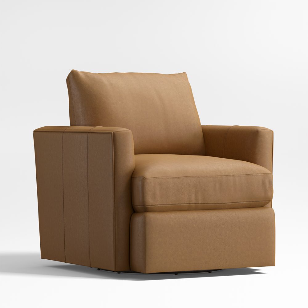 Lounge Classic 32" Leather Chair- Image 2