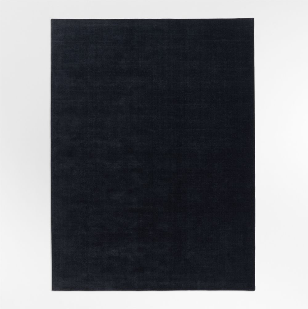 Windsor Wool Handwoven Navy Area Rug