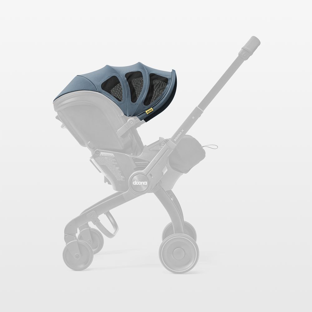 Doona X Ocean Blue Summer Canopy Car Seat & Stroller Attachment