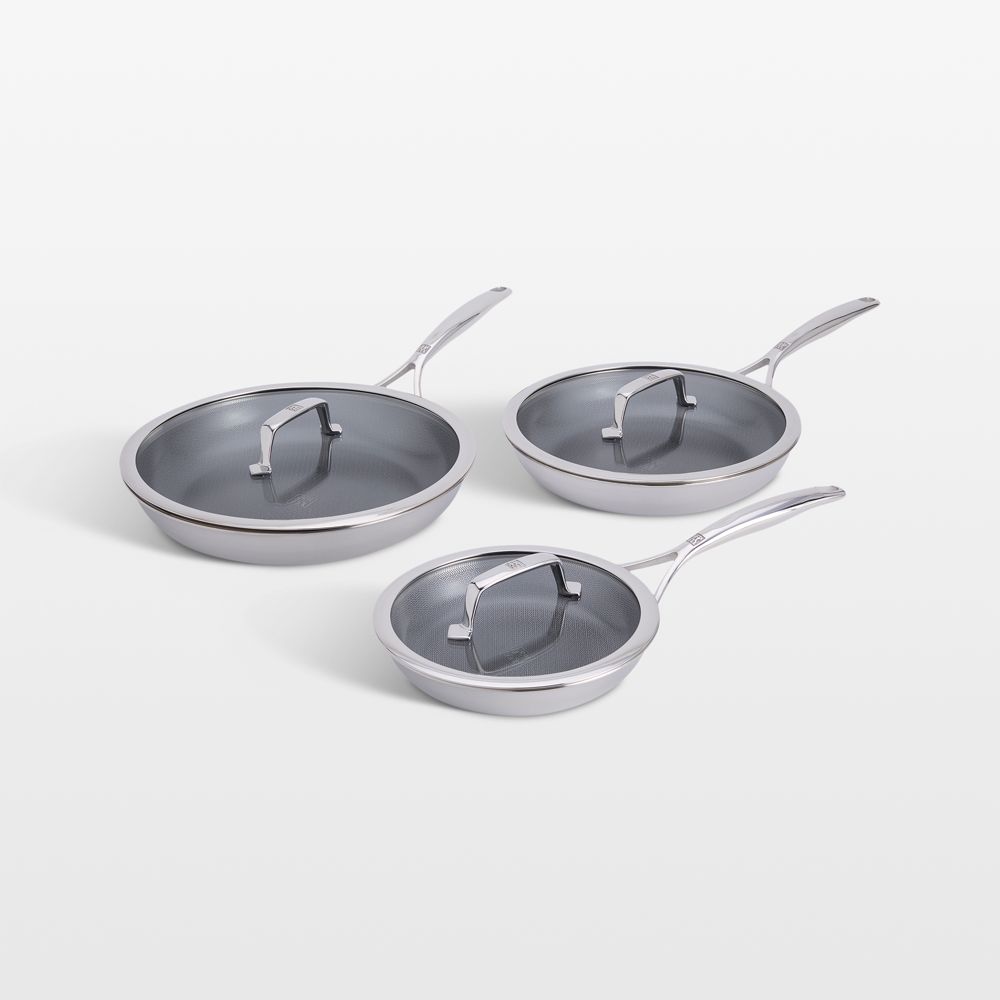 ZWILLING J.A. Henckels Peak Hybrid Ceramic Dual Performance Fry Pans, Set of 6