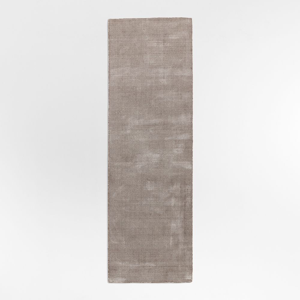 Monaco Performance Handwoven Brown Runner Rug 2'10"x9'