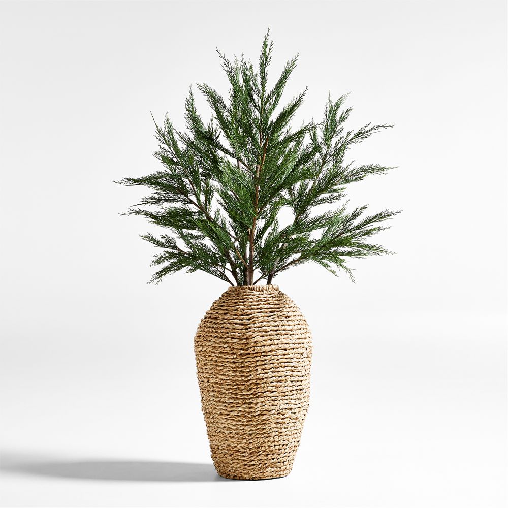 Extra-Large Faux Cypress Tree Holiday Stem 45"