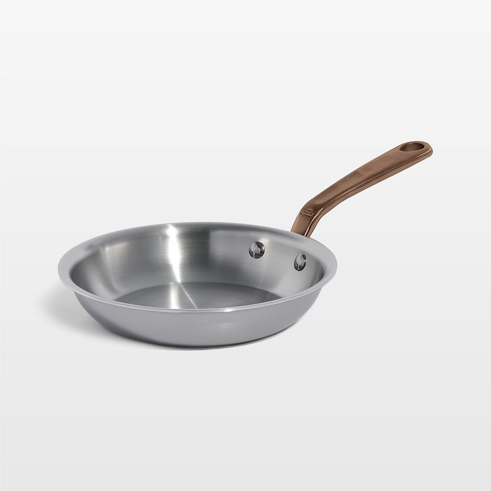Made In Stainless Clad 8" Fry Pan with Brushed Copper Hardware