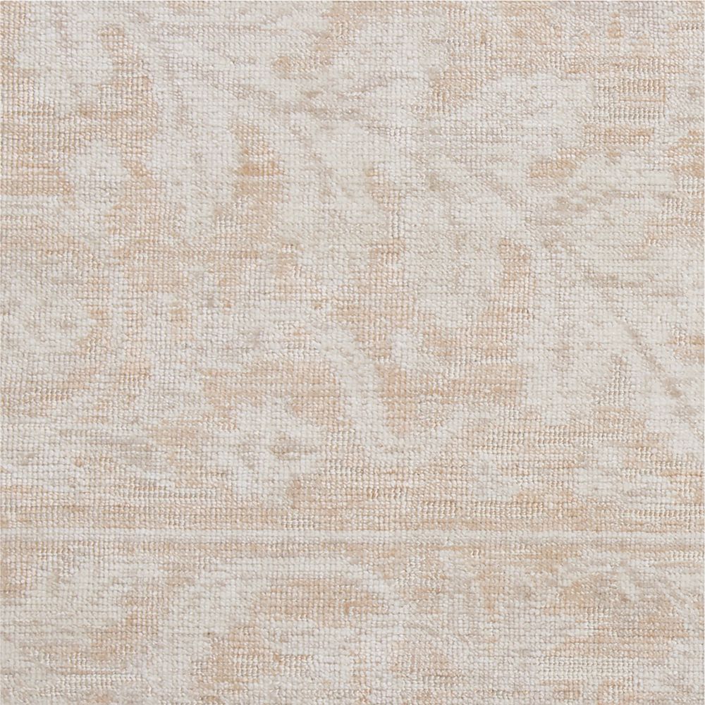 Winson Wool Blend Traditional Handwoven Beige Rug Swatch 12"x18"