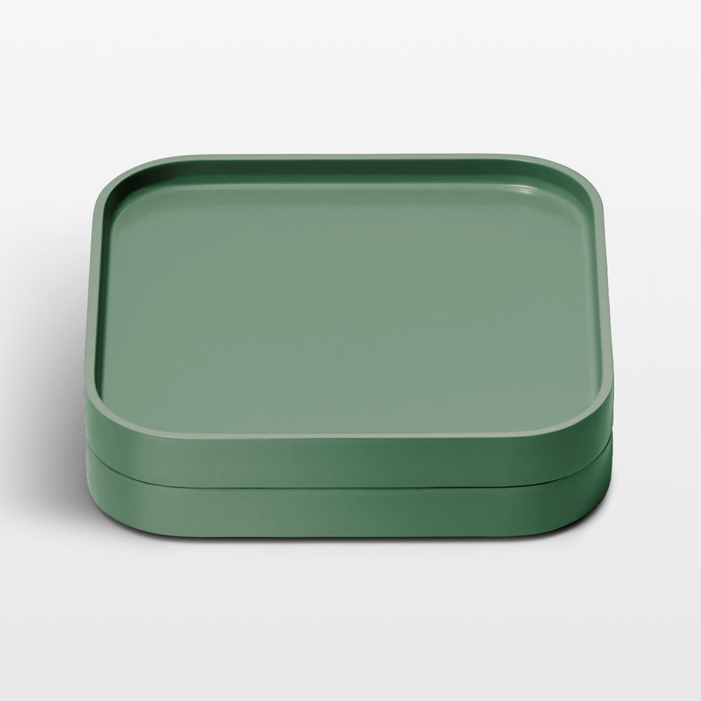 Caraway Sage Ceramic-Coated Spoon Rest, Set of 2