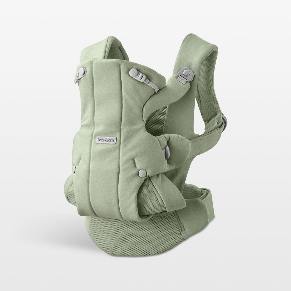 BABYBJRN Hold Light Green Woven Baby Carrier