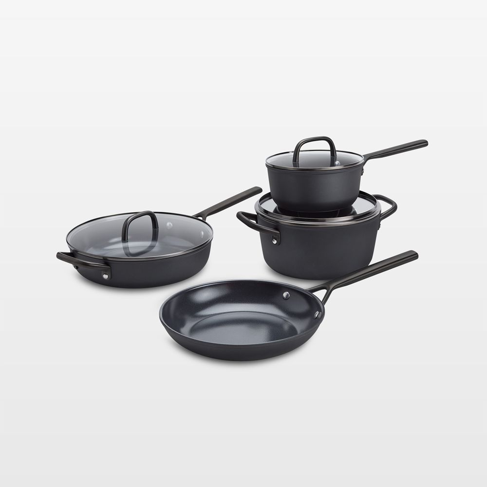ZWILLING Milano Black Ceramic Nonstick 7-Piece Cookware Set