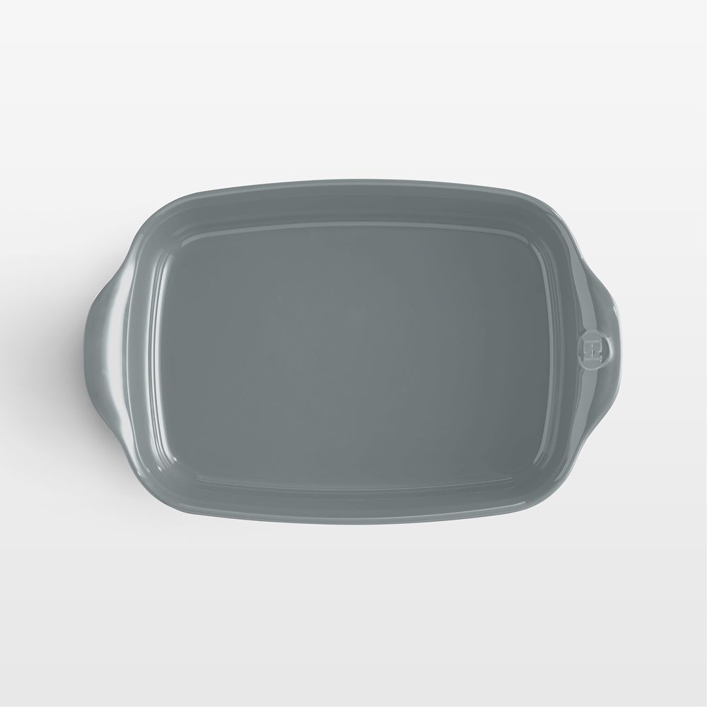 Emile Henry 1.75-Quart Fog Rectangular Stoneware Baker