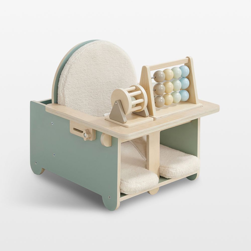 Wonder & Wise by Asweets Little Wood Baby Activity Chair