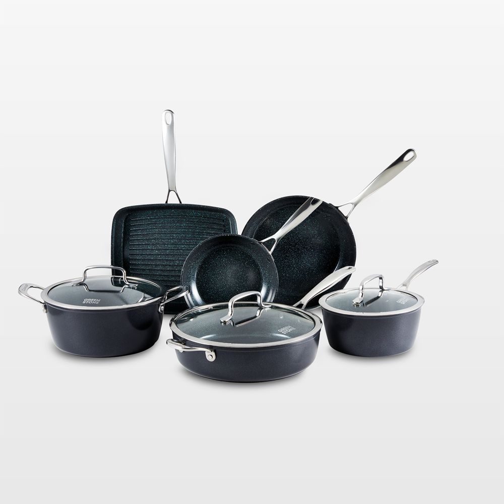 Cuisine::pro GREEN STONE 9-Piece Cookware Set