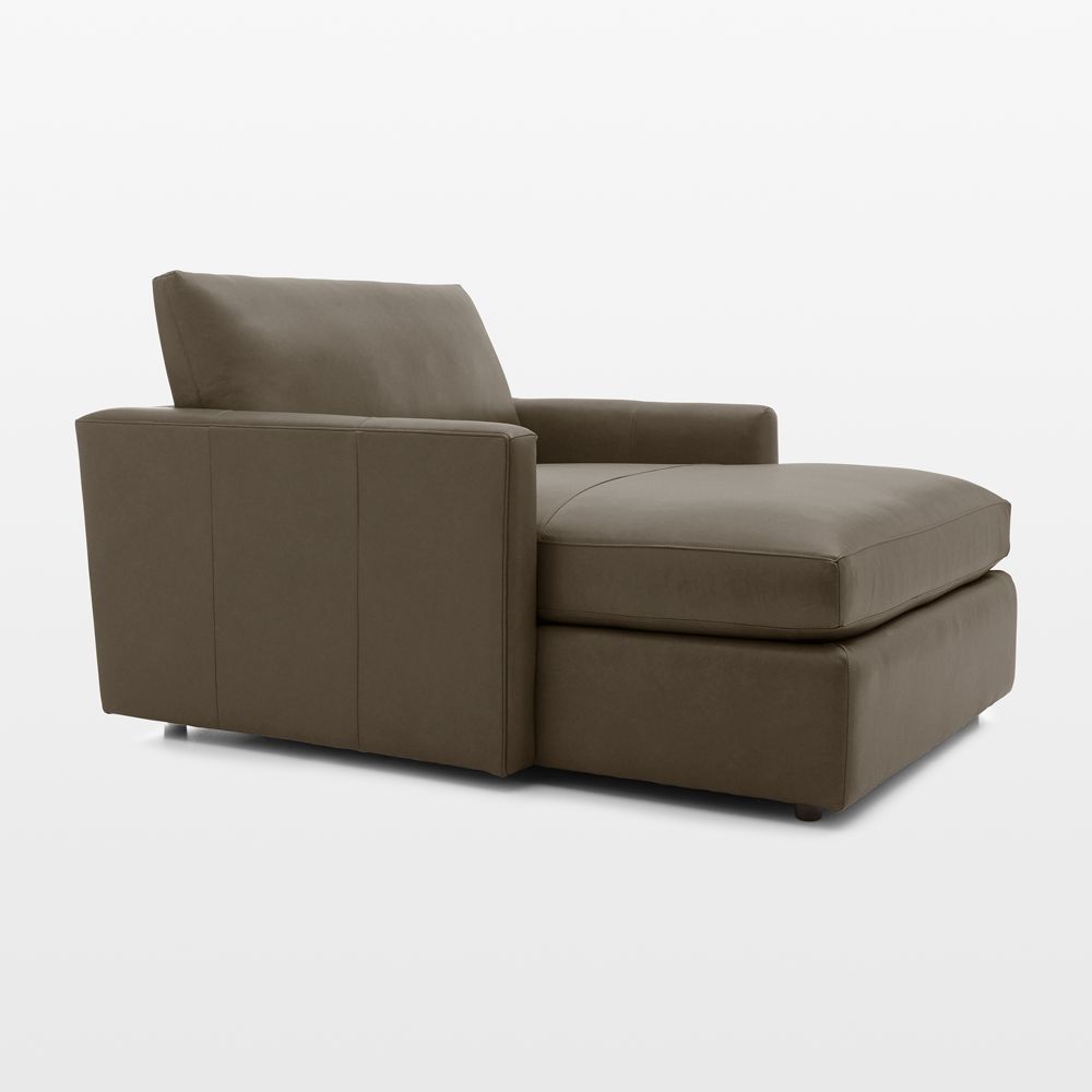 Lounge Deep Leather 50" Chaise Lounge