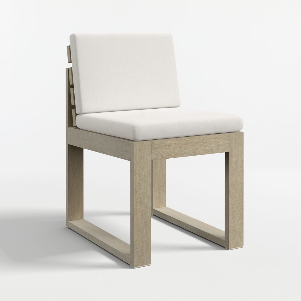 Mallorca Wood Outdoor Dining Chair with Cushions