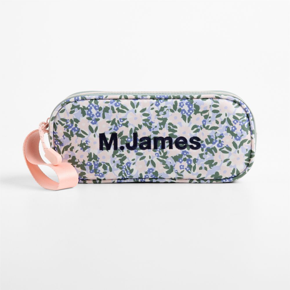 Forest Floral Green Soft Kids Pencil Case
