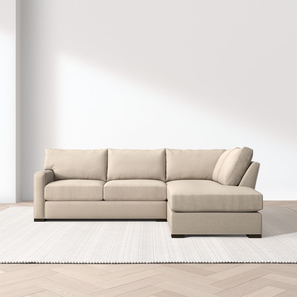 Axis Classic 2-Piece L-Shaped Sectional Sofa with Corner Bumper- Image 3