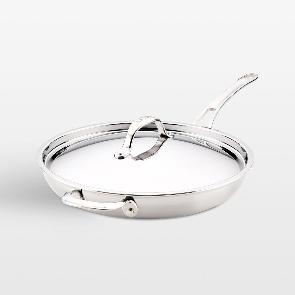 Anolon Everlast Stainless Steel Tri-Ply 12.5" Fry Pan