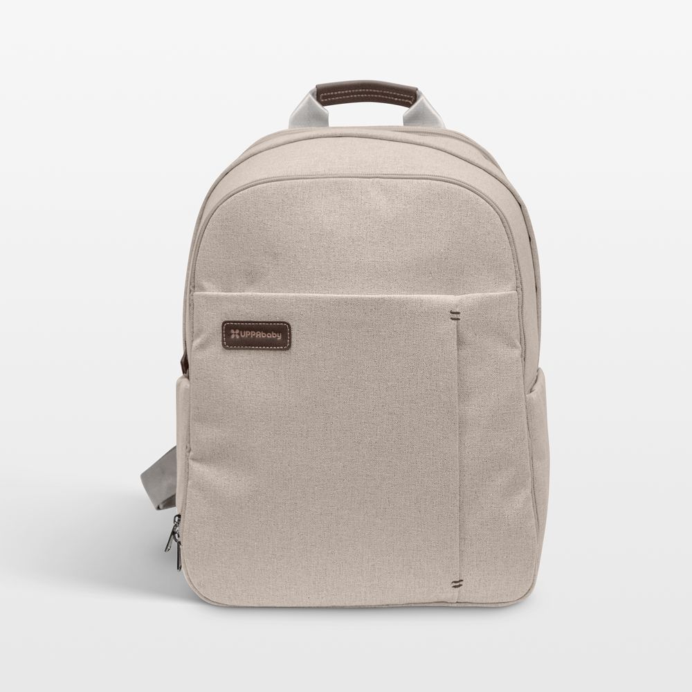 UPPAbaby Ada Sandstone Melange Diaper Bag Backpack
