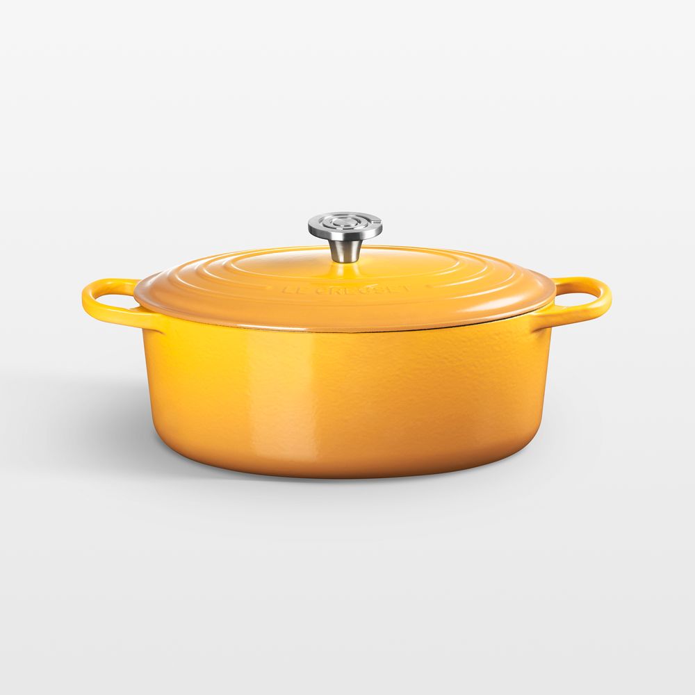 Le Creuset Signature 6.75-Qt. Nectar Enameled Cast Iron Oval Dutch Oven