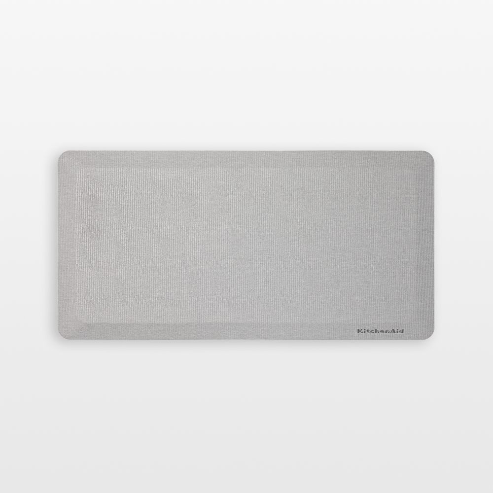 KitchenAid Gourmet Series Grey Solid Gel Comfort Kitchen Mat