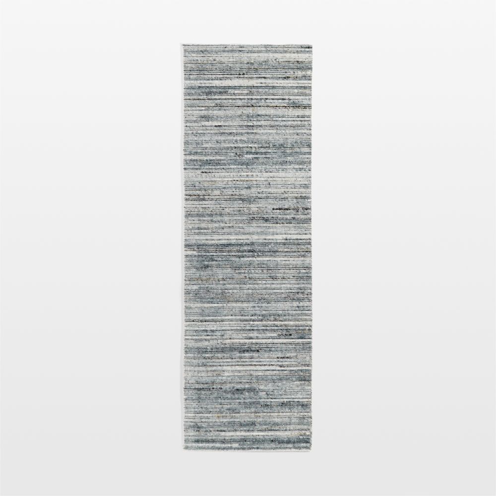 Antwerp Performance Handwoven Nickel Grey Runner Rug 2'10"x9'