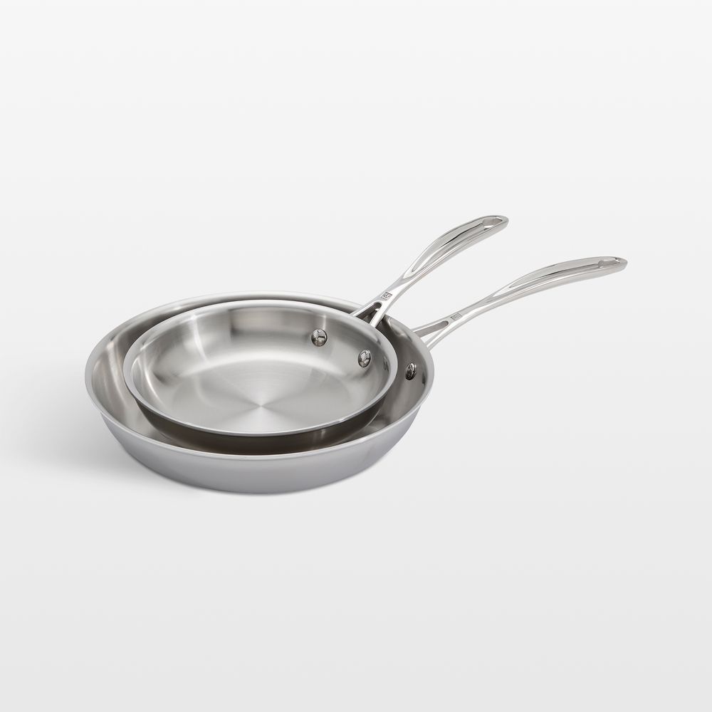 ZWILLING J.A. Henckels Clad Xtreme Stainless Steel 8" and 10" Fry Pans Set