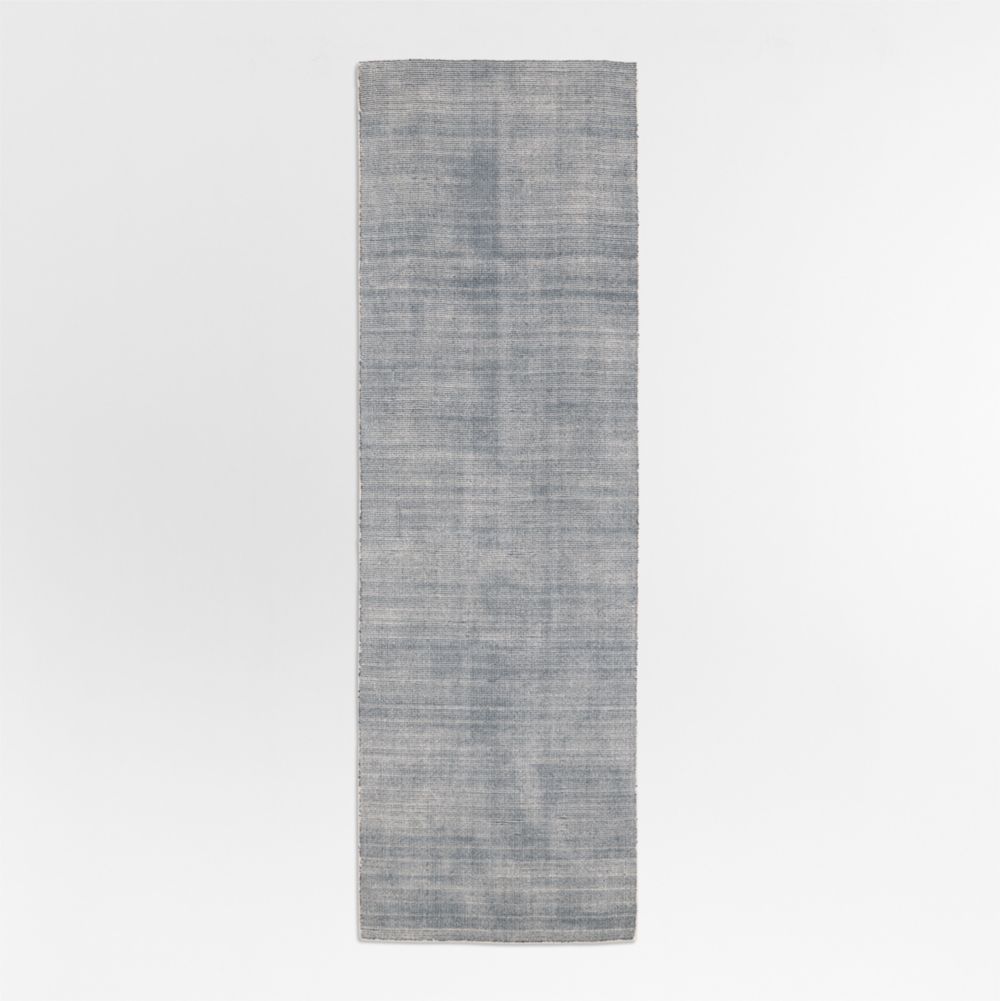 Monaco Performance Handwoven Navy Runner Rug 2'10"x9'