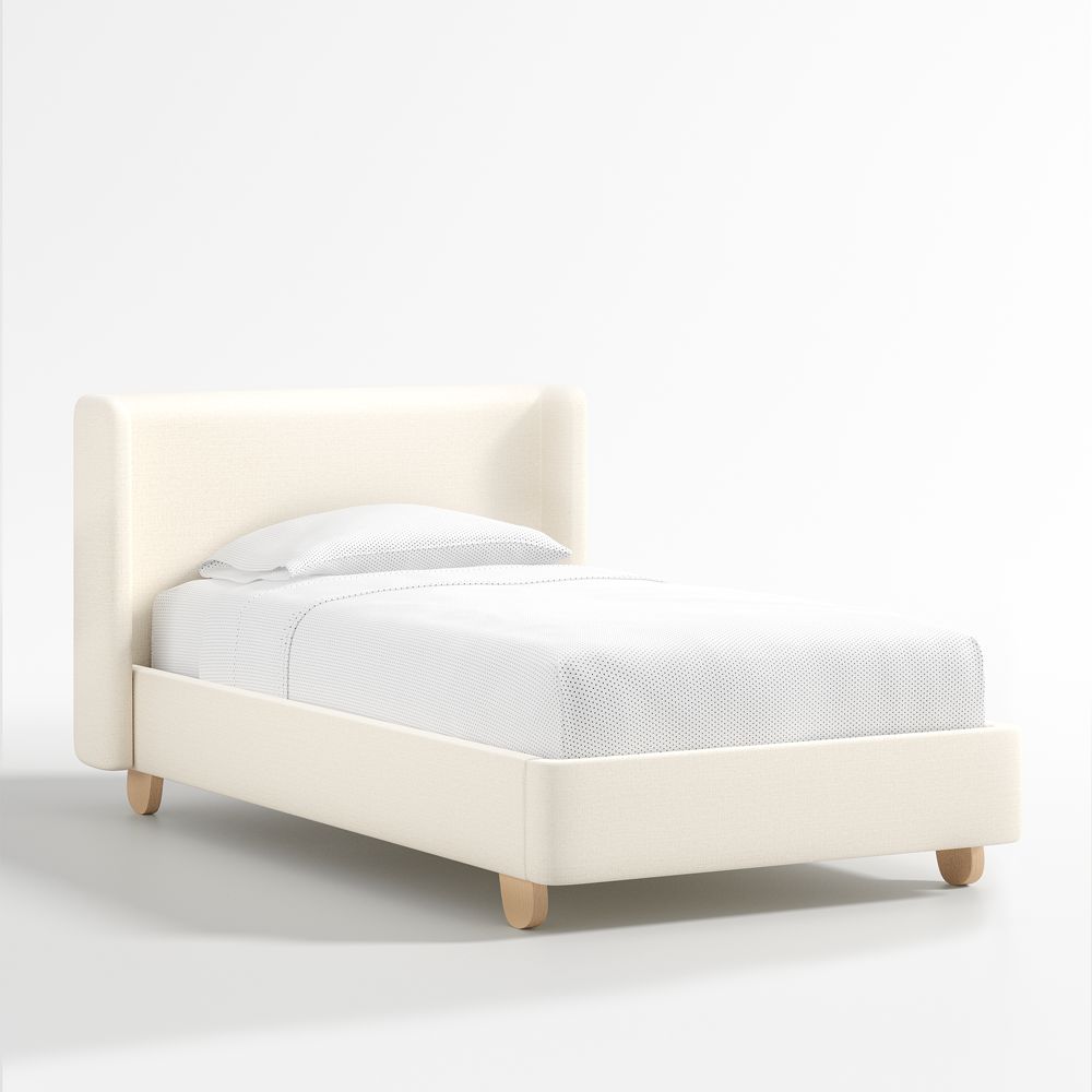 Pismo Natural Upholstered Kids Bed