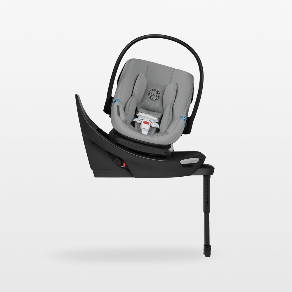 Cybex Aton G2 Stone Grey Swivel Infant Car Seat with Load Leg Base