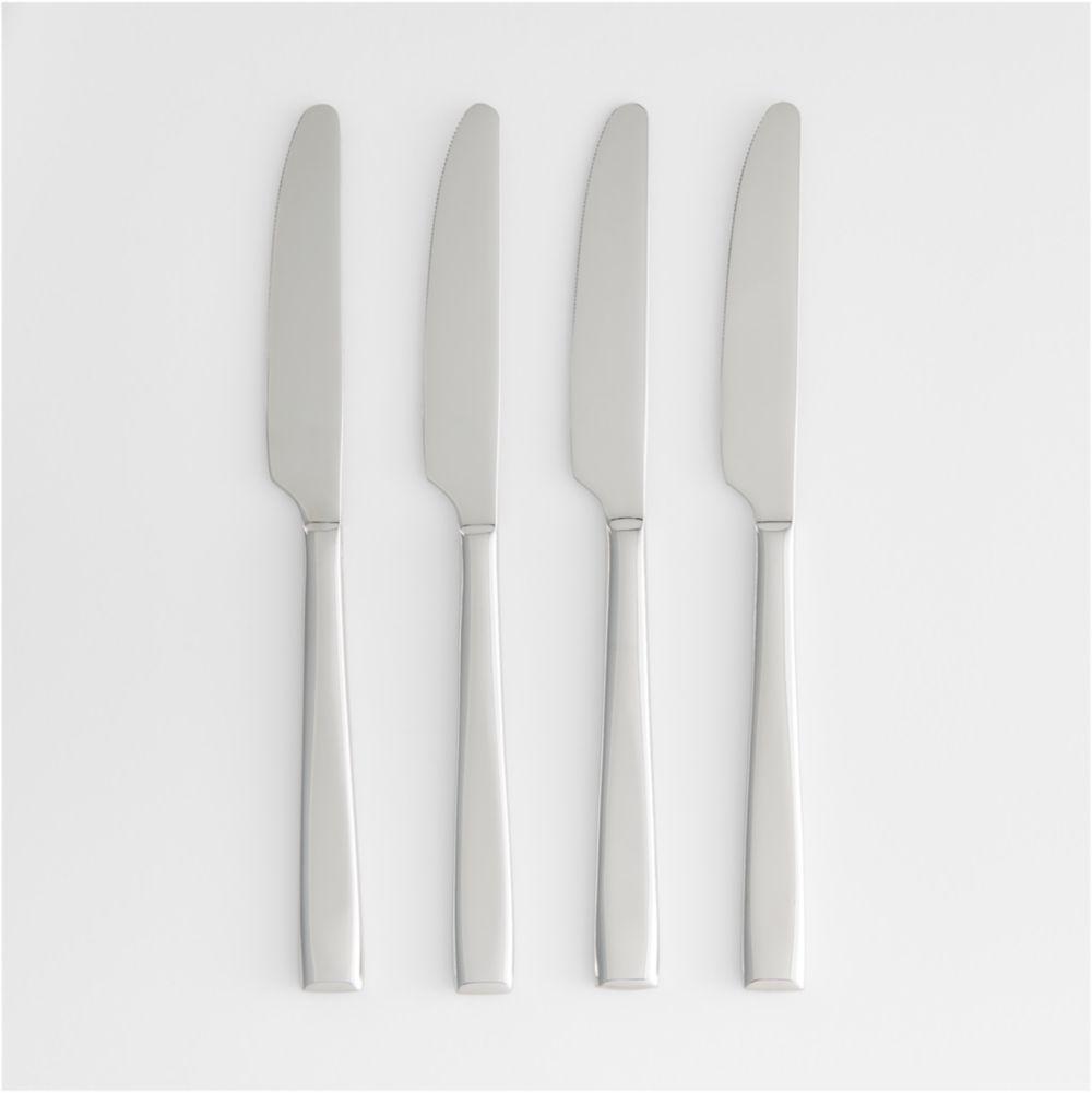 Aspen Mirror Dinner Knives, Set of 4