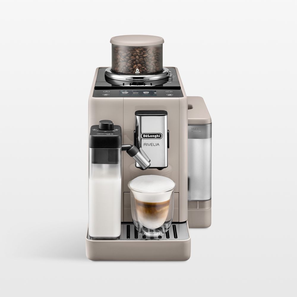 De'Longhi Rivelia Fully Automatic Espresso Machine in Sand Beige