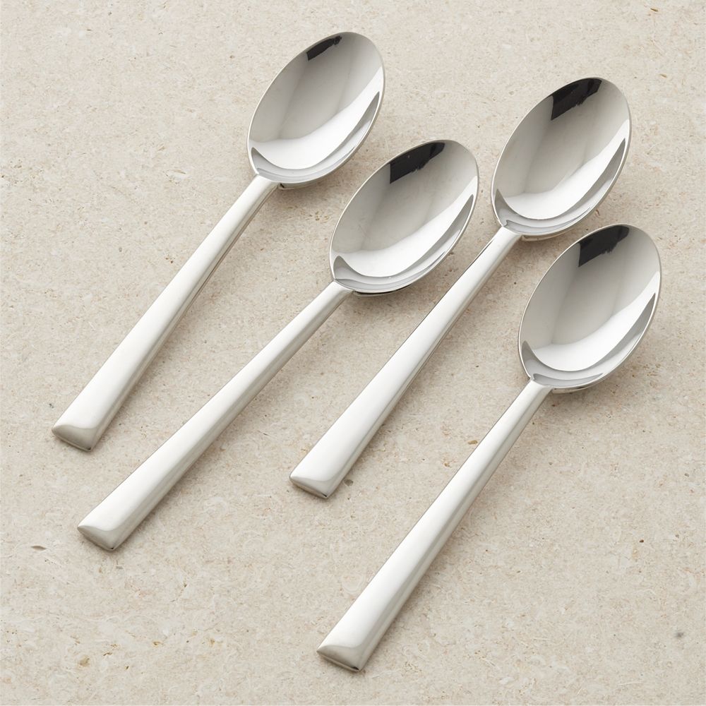 Mix Mirror Dinner Knives, Set of 4