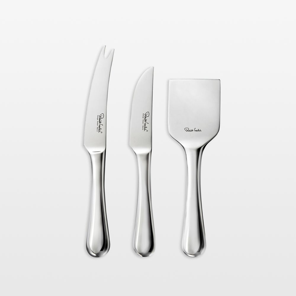 Caesna Mirror Cheese Knives, Set of 3