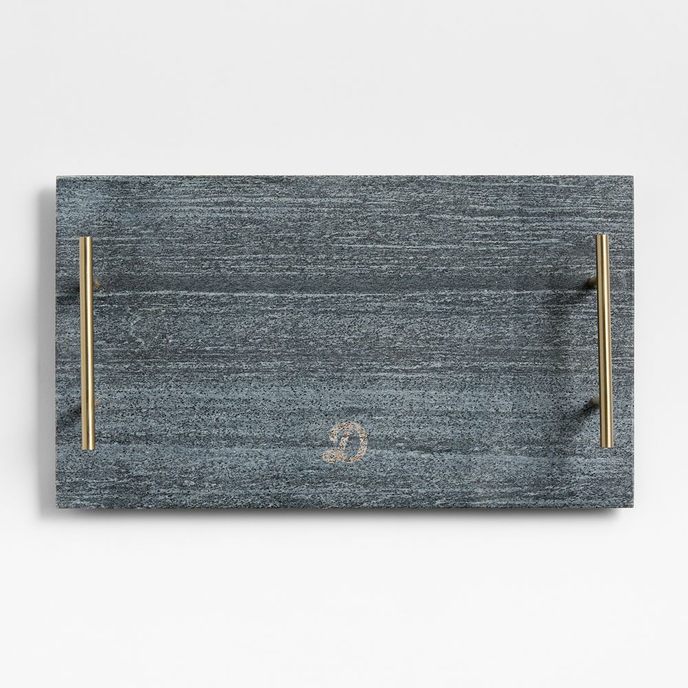 Hayes Marble Serving Board with Handles