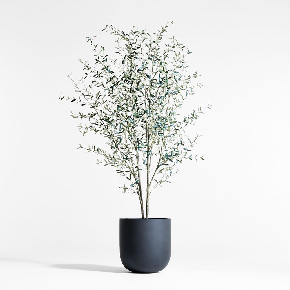 Potted Faux Olive Trees