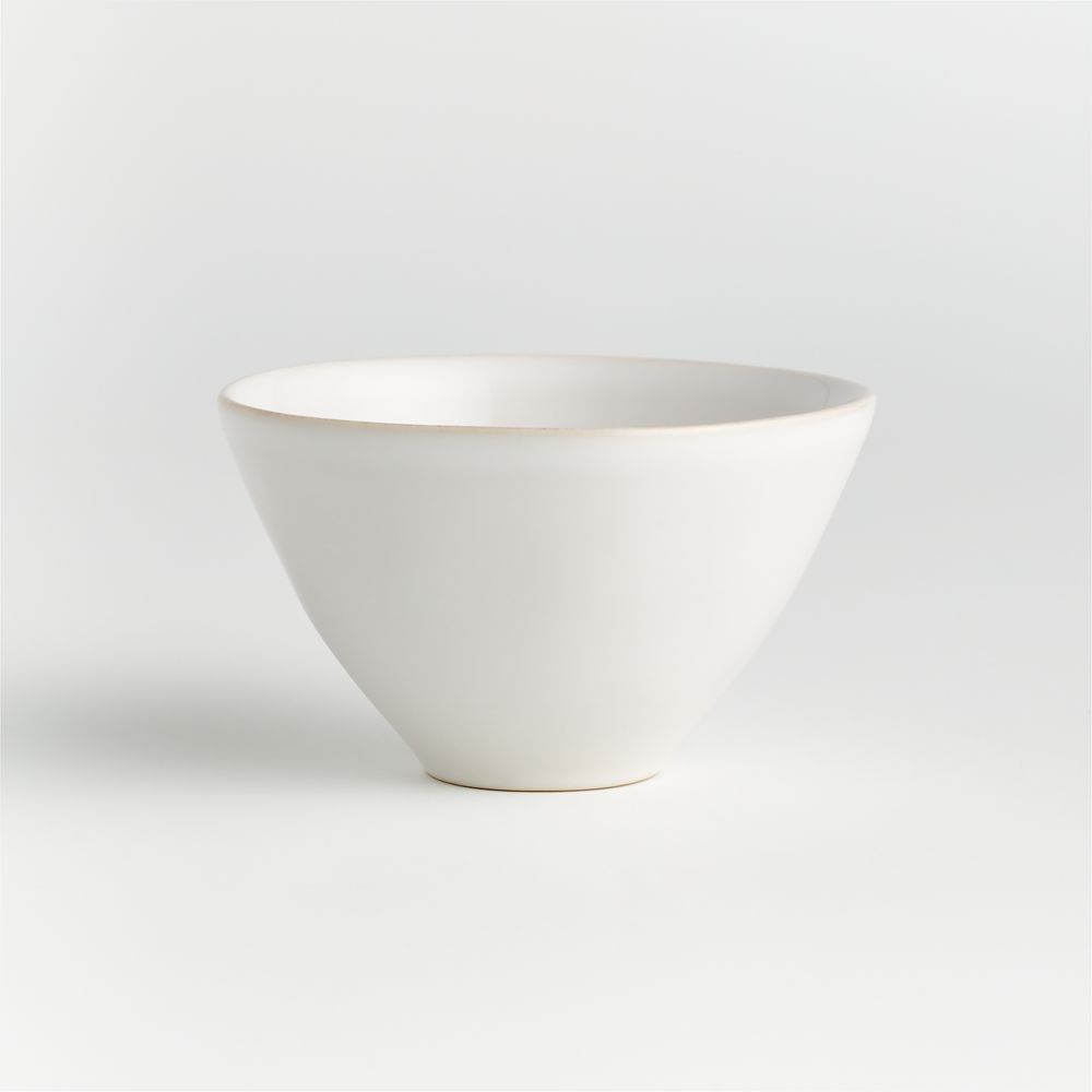 Marin White Stoneware Mini Bowl