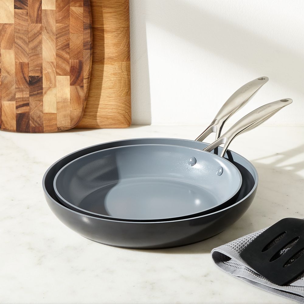 Green Pan Valencia Pro Ceramic 10" and 12" Fry Pan Set