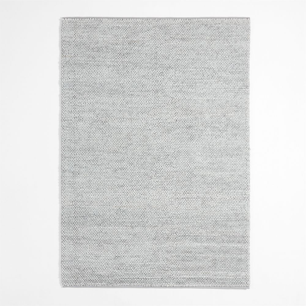 Orlian Mist Blue Wool Kids Area Rug
